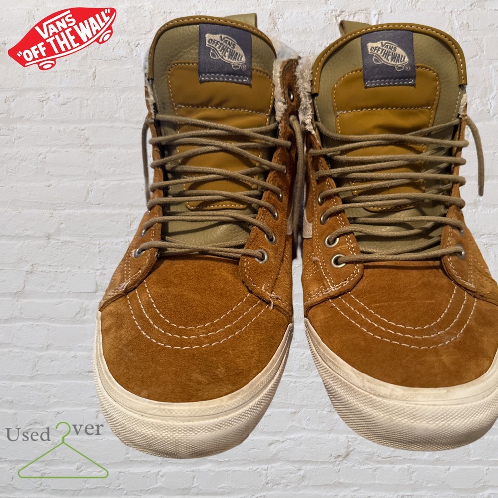 Vans Men's Brown High-Top Sneakers